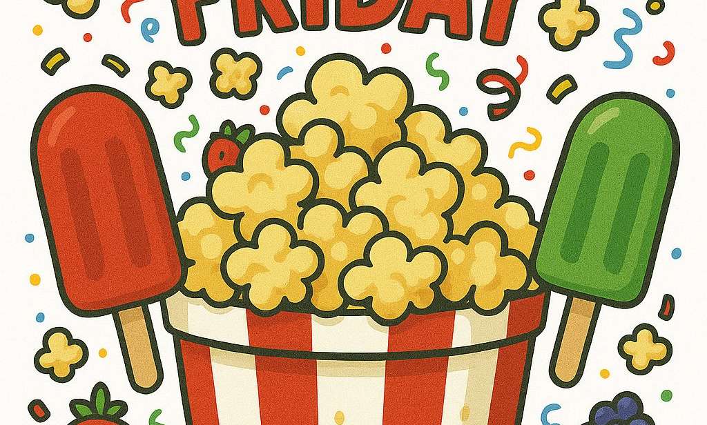 Popcorn Friday flyer