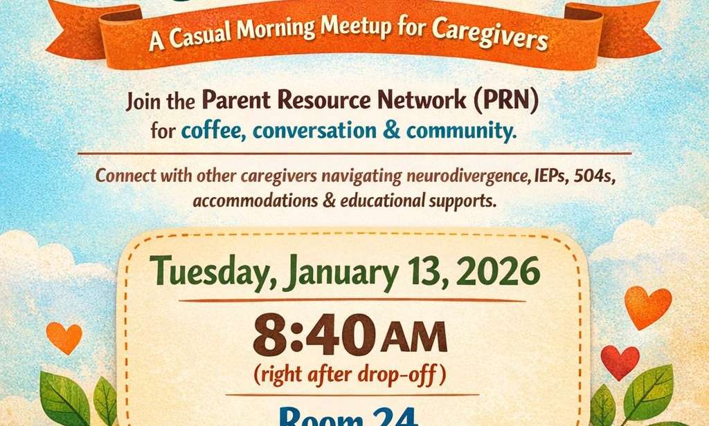 PRN Coffee and conversation flyer