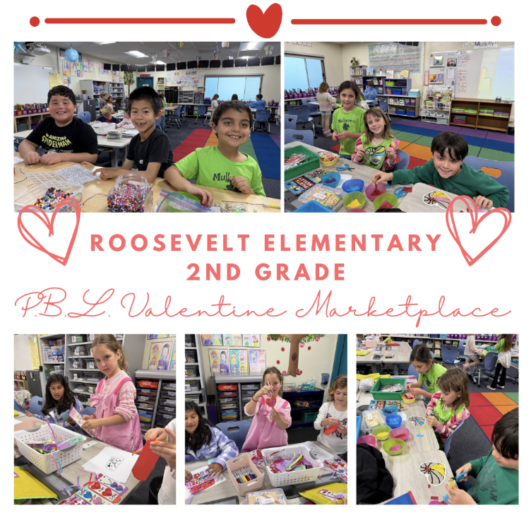 Kids working on PBL projects