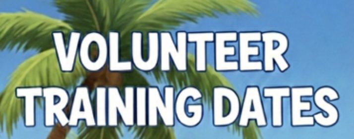 volunteer training dates