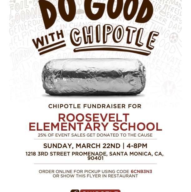 Do Good with Chipotle flyer